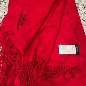 Rich Red Cashmere Throw